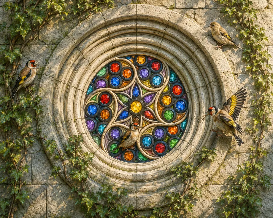 A Window Full of Birds